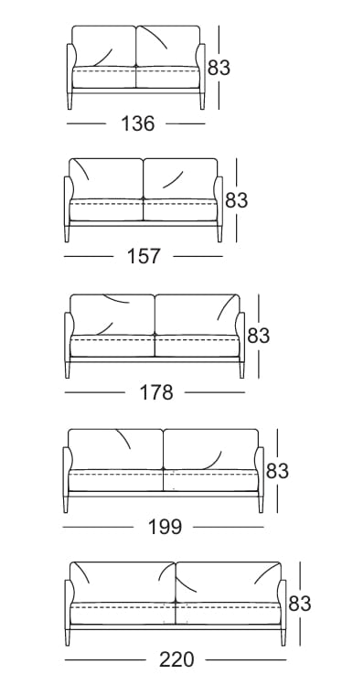 3-местный диван Rolf Benz ROLF BENZ 009 CARA ARCH-00033804 - Вид №2