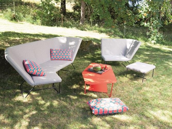 Fermob 3-х местный угловой тканевый садовый диван Ultrasofa 6241 - Вид №2