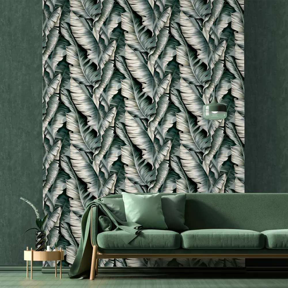 Обои флизелиновые Erismann Santiago зеленые 1.06 м ЭР60394-08 STLM-2021596 - Вид №3