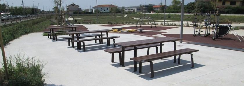 Euroform W Прямоугольный деревянный стол для общественных мест  1400, 1410  - Вид №2