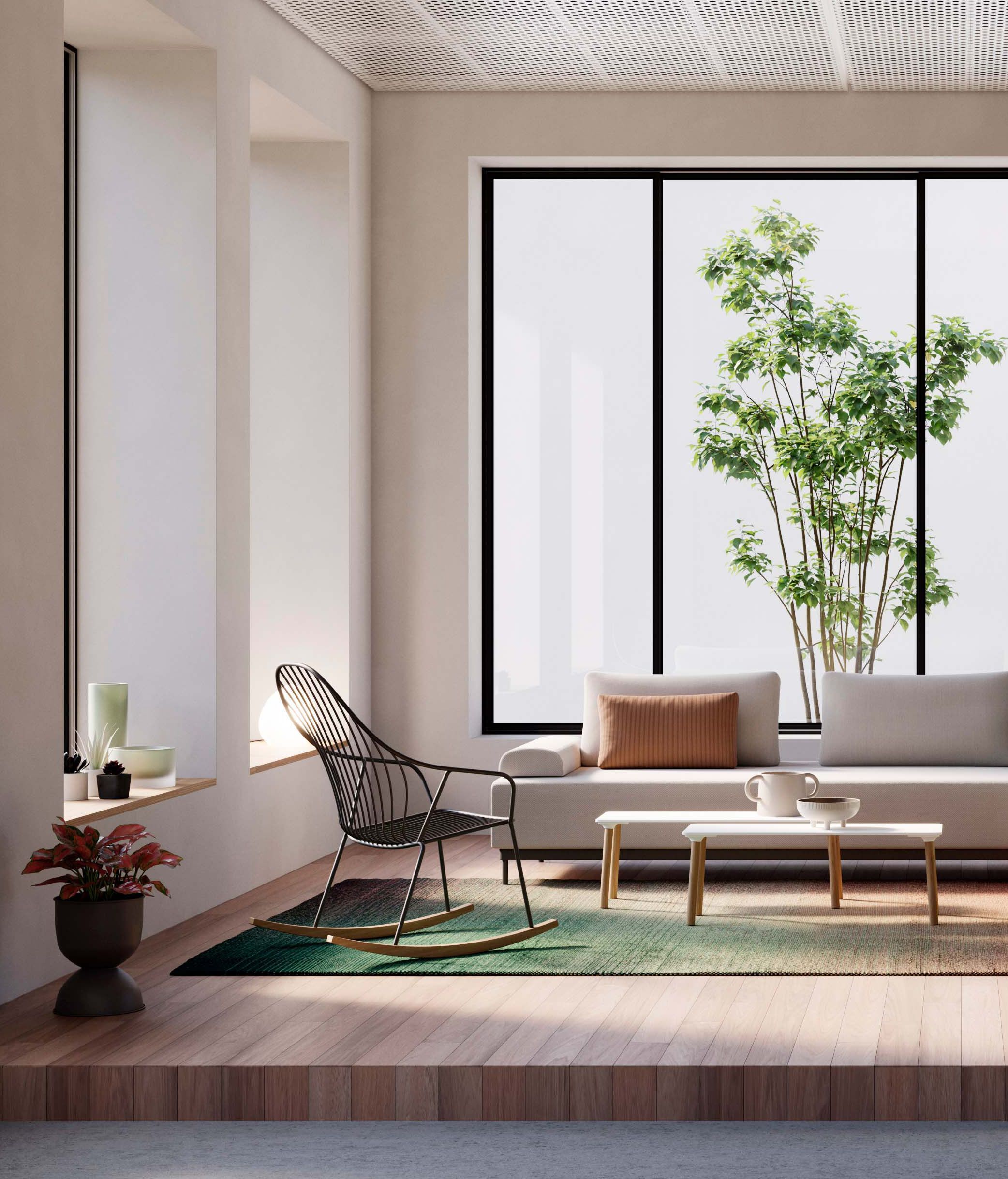 Металлический штабелируемый садовый стул с подлокотниками GABER Amitha ARCH-00027268 - Вид №8