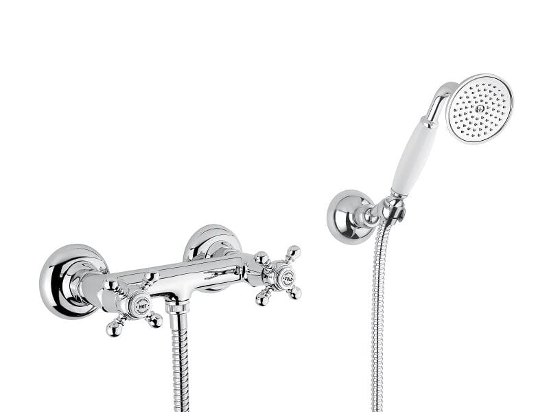 Набор для душа из хромированной латуни Bugnatese REVIVAL ARCH-00078348