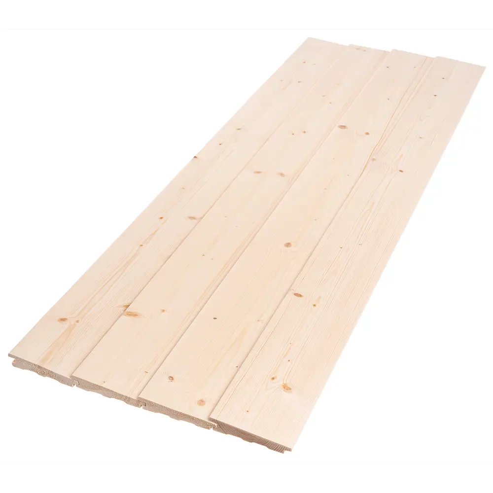 Вагонка американка хвоя 20x96x3000 мм сорт Оптима 8 шт. 2.3 м² Santreyd STLM-2113284 - Вид №1