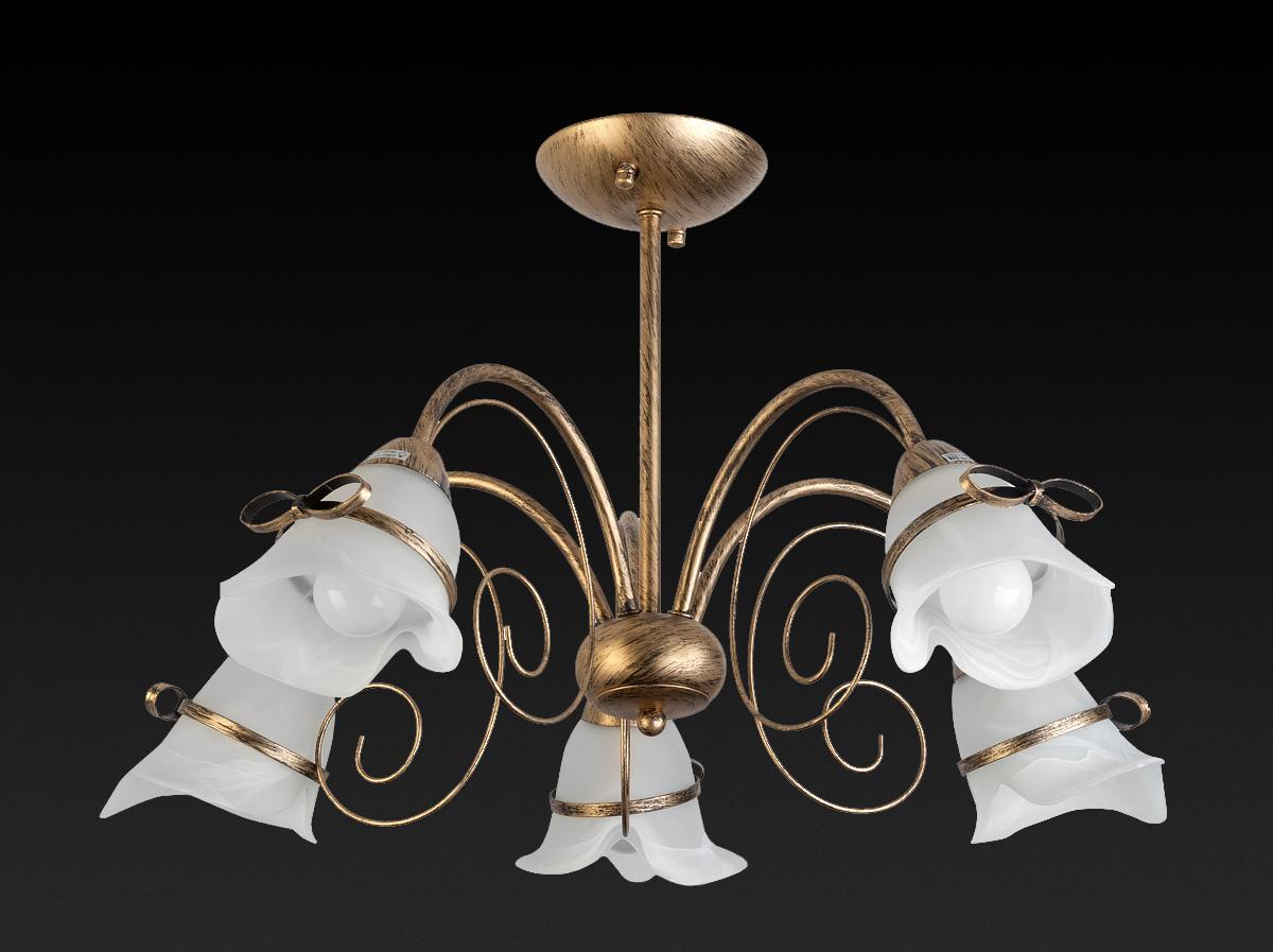 Потолочная люстра Toplight Bridget TL3620X-05 TOPLIGHT BRIDGET 187897 Белый  - Вид №2