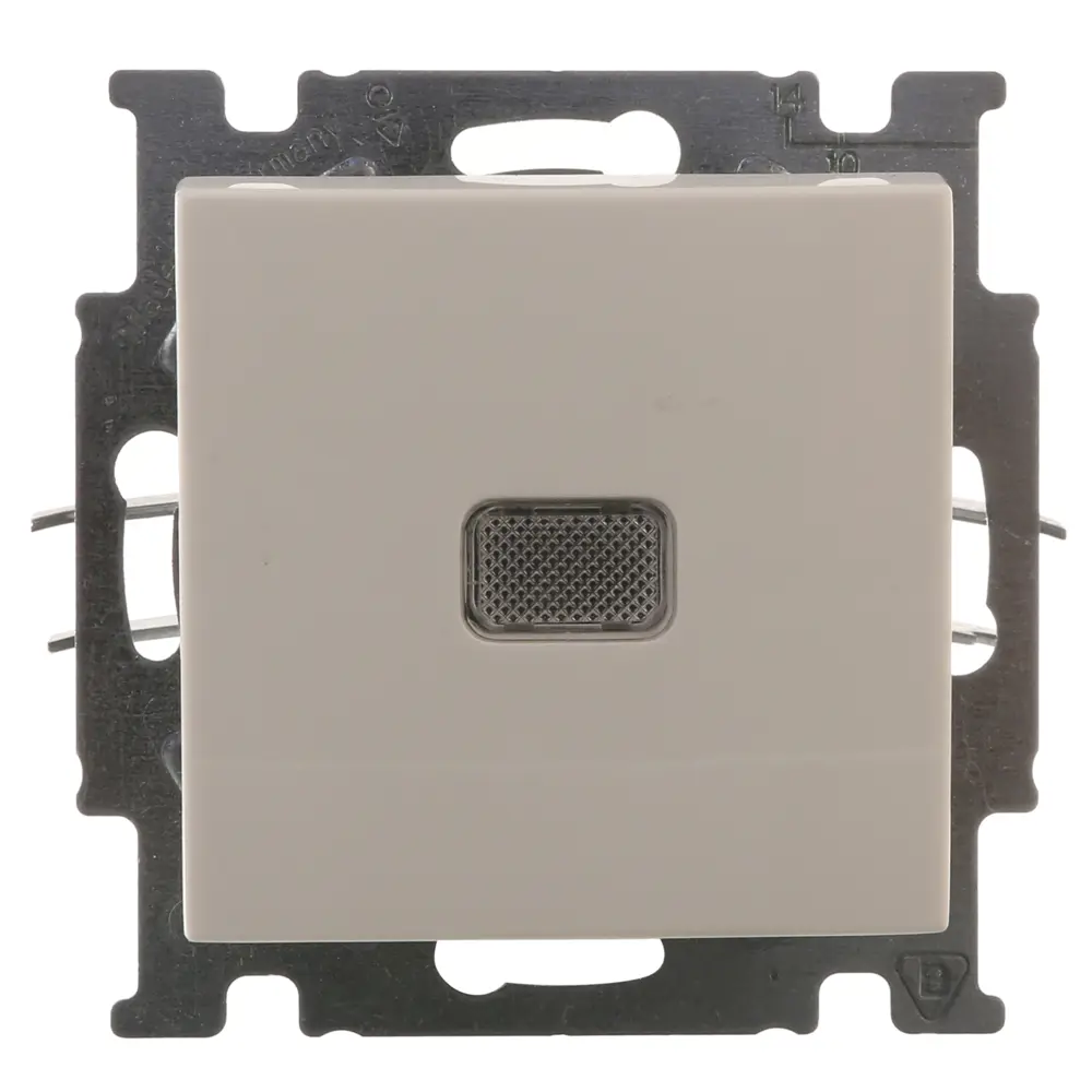 Выключатель встраиваемый ABB Basic 55 1 клавиша с подсветкой, цвет белый Basic55 STLM-2006676