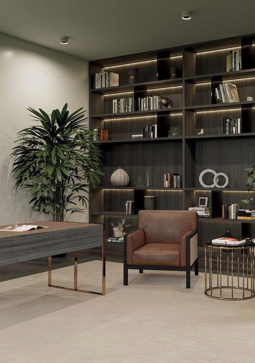 Laskasas Круглый мраморный журнальный столик для гостиной  Lk3527  - Вид №2