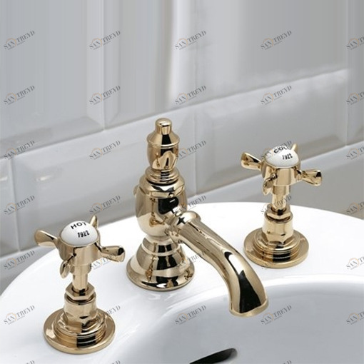 Смеситель на 3 отверстия для биде ADA14 Devon Devon ANTIQUE Devon&Devon