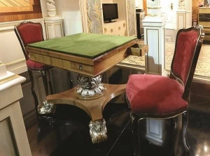 Arnaboldi Interiors Квадратный деревянный игровой стол