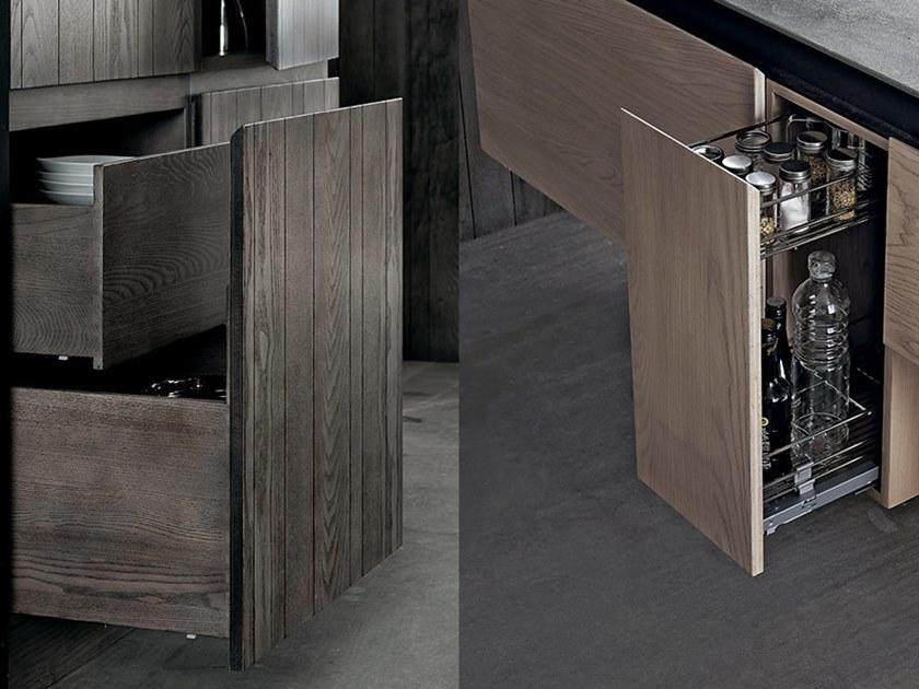 Shake Линейная деревянная кухня Line sun-id-1486600 - Вид №3