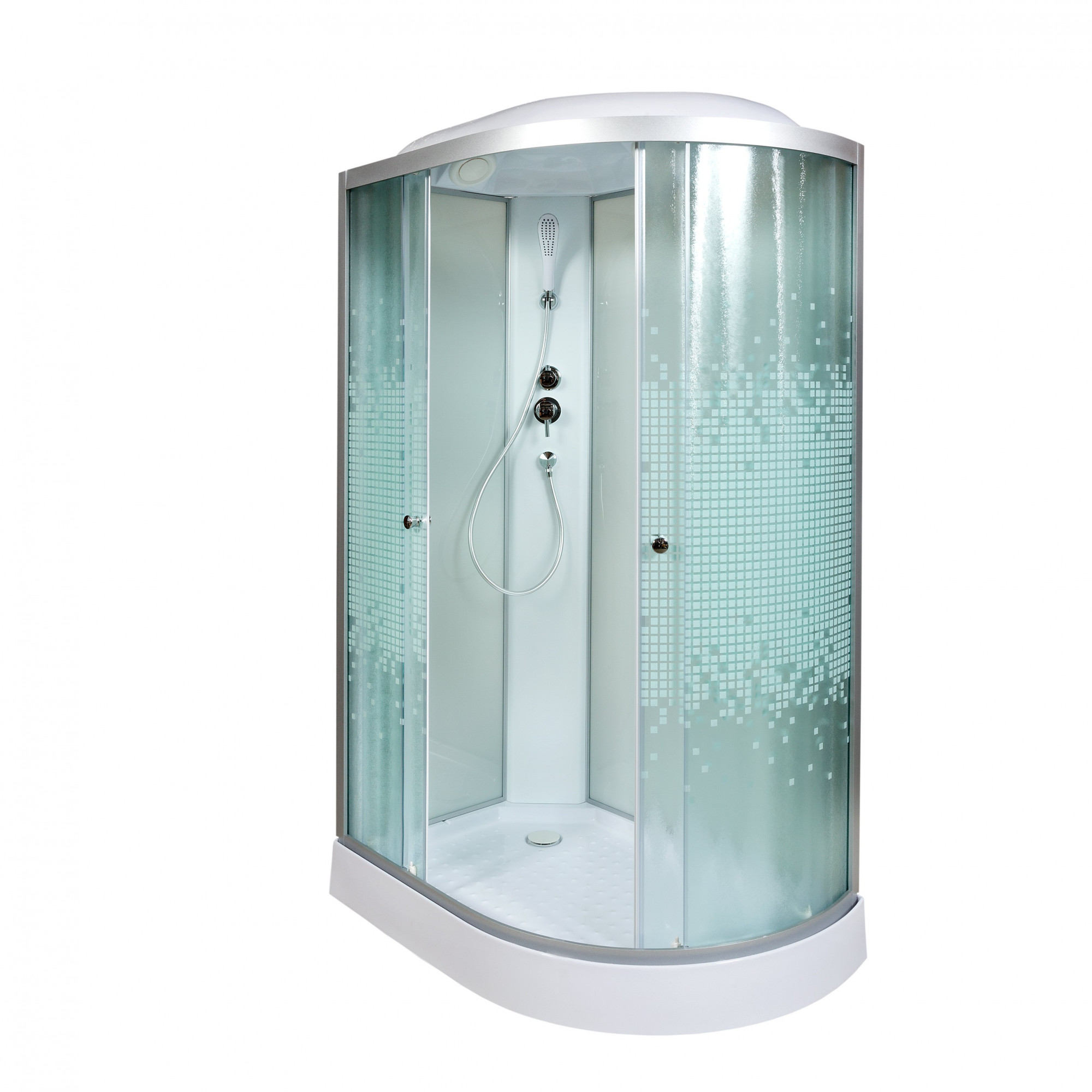 BМ1510 стандартная BLACK Душевая кабина DETO Серия ВМ L 902 L стандартная