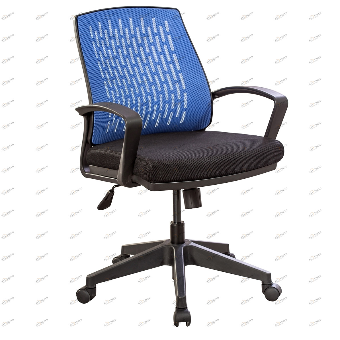 Рабочее креcло с подлокотниками синее Comfort CILEK  00-3832268 Черный;синий Santreyd 