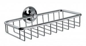 11013 Прямоугольная корзина. Bongio Fleur Blanc&Noir