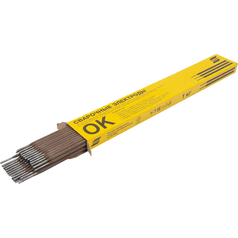 Сварочные электроды ESAB МР-3 2.5 мм для надежных соединений 85301401 STLM-0060968 - Вид №1