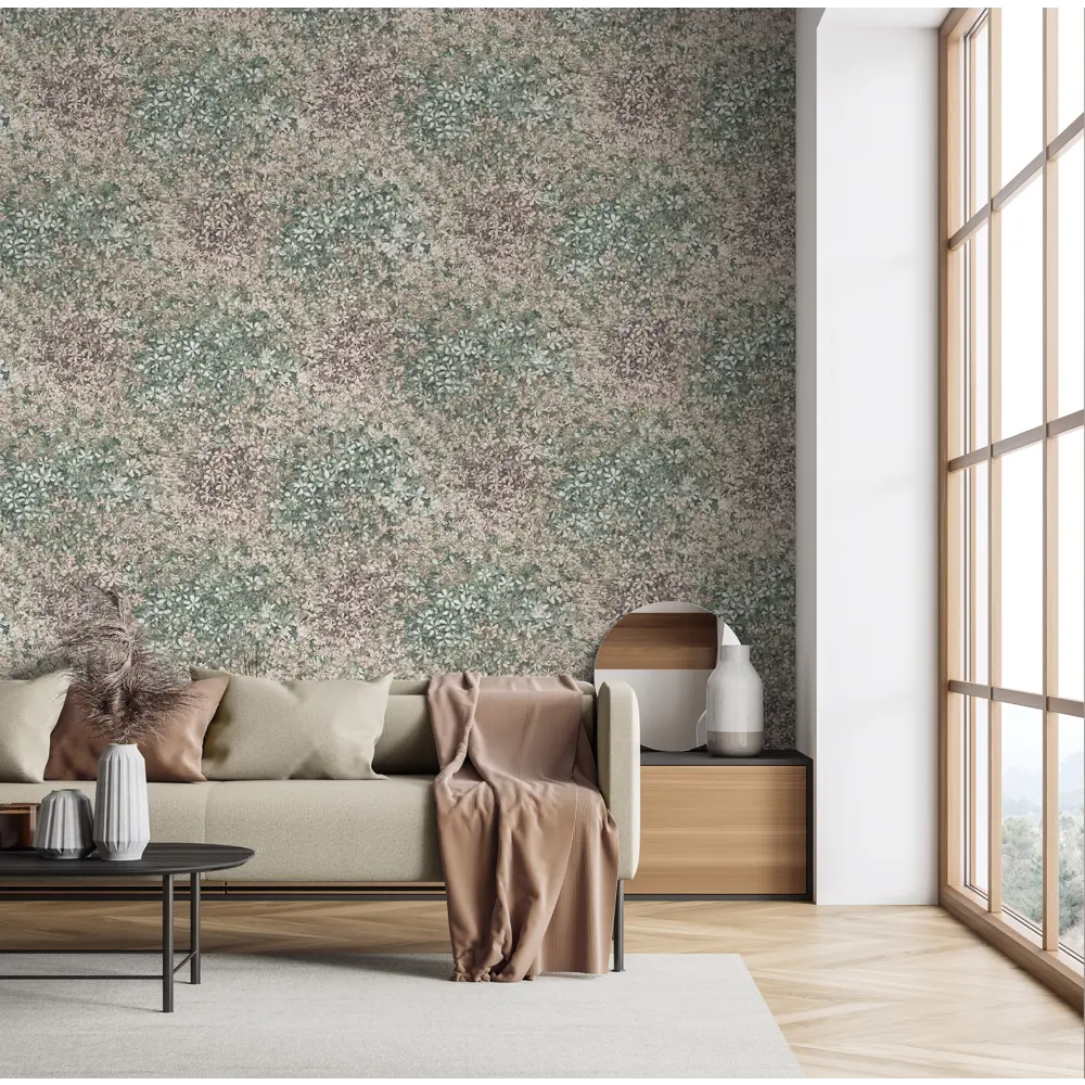 Обои флизелиновые Wallsecret Jardin зеленые 1.06 м 8764-28 87794539 STLM-2150215 - Вид №4