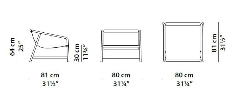 Кожаное садовое кресло Baxter ARCH-00068892 - Вид №9