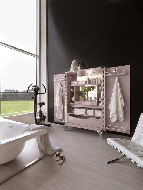 Bizzotto Шкаф для ванной комнаты с дверцами Diamond 548 - Вид №1