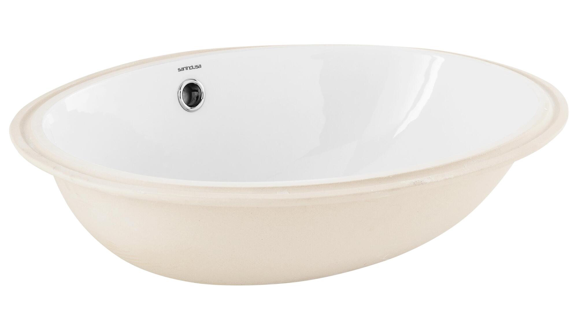 108350004 Накладная раковина под столешницу  овальная Sanindusa Vouga - Вид №2