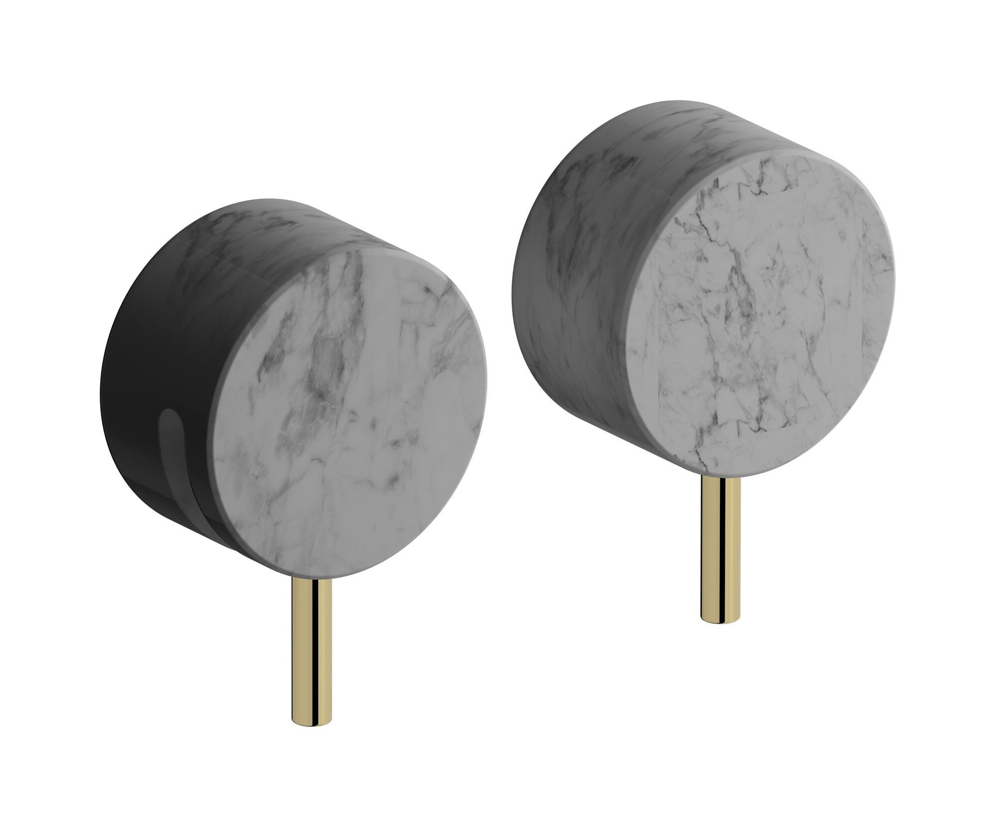 Смеситель для душа с 2 отверстиями IB мрамор + мрамор Elle ARCH-00142543 - Вид №6