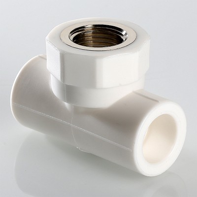 VTp.732.0.02504 Фитинг полипропиленовый – тройник с переходом на внутреннюю резьбу Valtec 25 мм х 1/2"  - Вид №5