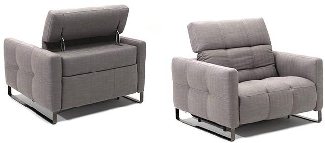 Natuzzi Кресло из мягкой ткани с подлокотниками Philo sun-id-1374165 - Вид №3