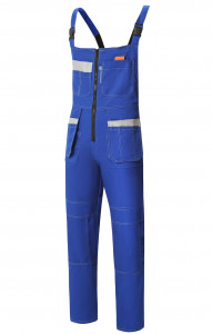 69443 Полукомбинезон "Профессионал-2" василек светло-серый  Летняя спецодежда  размер 48-50/182-188