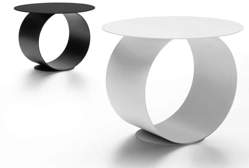 MDF Italia Круглый журнальный столик из стали sun-id-1402496 - Вид №1