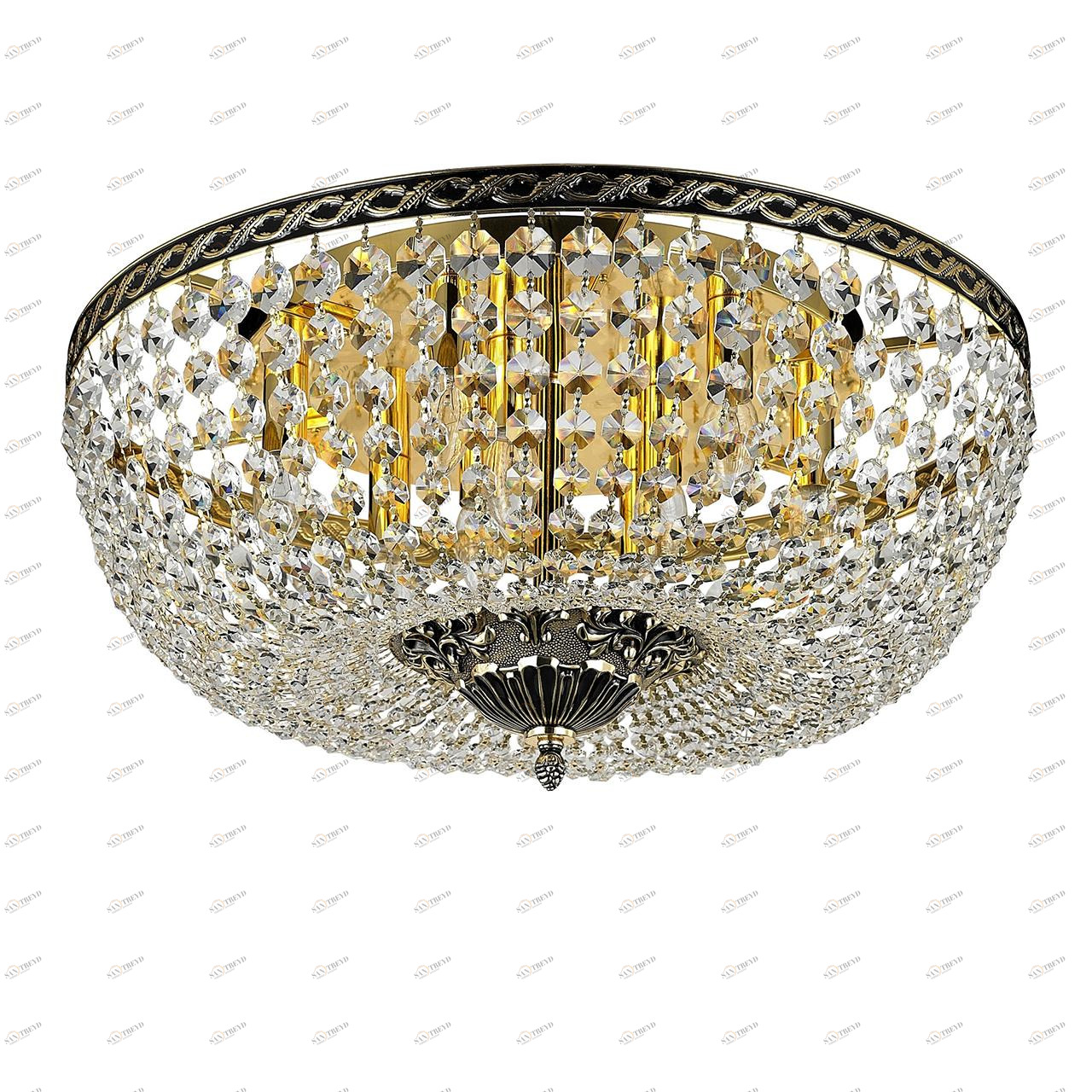 Потолочный светильник Donolux Palazzo C черный/золотой DONOLUX PALAZZO GOLD 073842 Прозрачный;серебро 