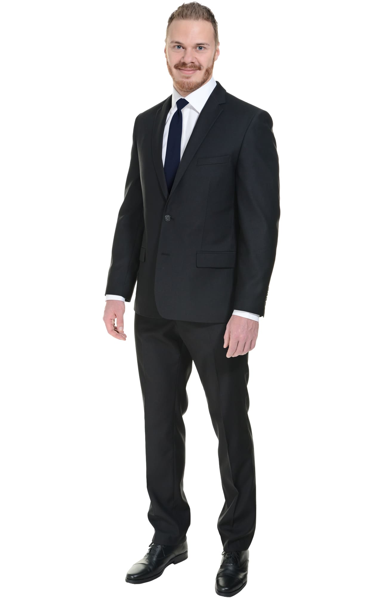 63984 Костюм мужской классический  black El-Risto  Одежда для охранных структур  размер 92 (46)/176  - Вид №8