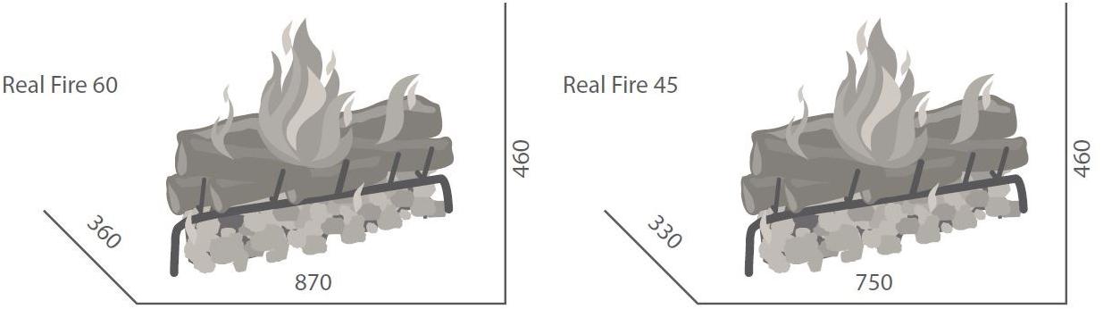 BRITISH FIRES Открытый газовый камин с дистанционным управлением sun-id-1503096 - Вид №2