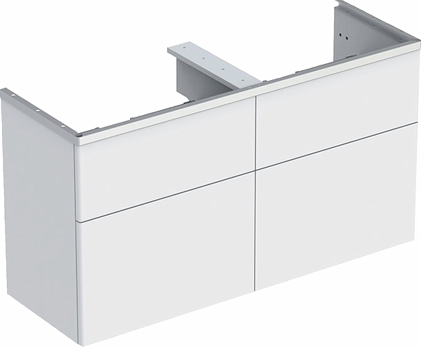 9610321101 IDO Glow напольная тумба под умывальник с двумя ящиками, 1180 мм, белый - Вид №2