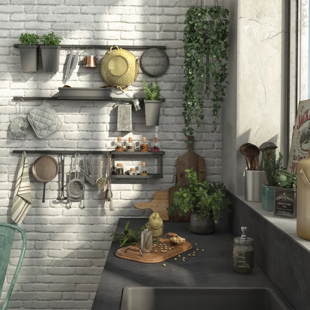 80135888 Рейлинг Delinia ID 90 см сталь цвет чёрный STLM-0013787  - Вид №11