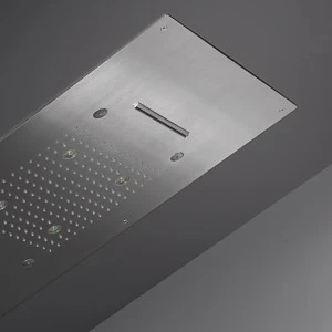 Встраиваемый душа с дождем, туманом, водопад струями, LED хромотерапией и силиконовыми насадками. Светодиодный блок управления включен в сочетании с переключателем On / Off не входит  AQC29 CEADESIGN