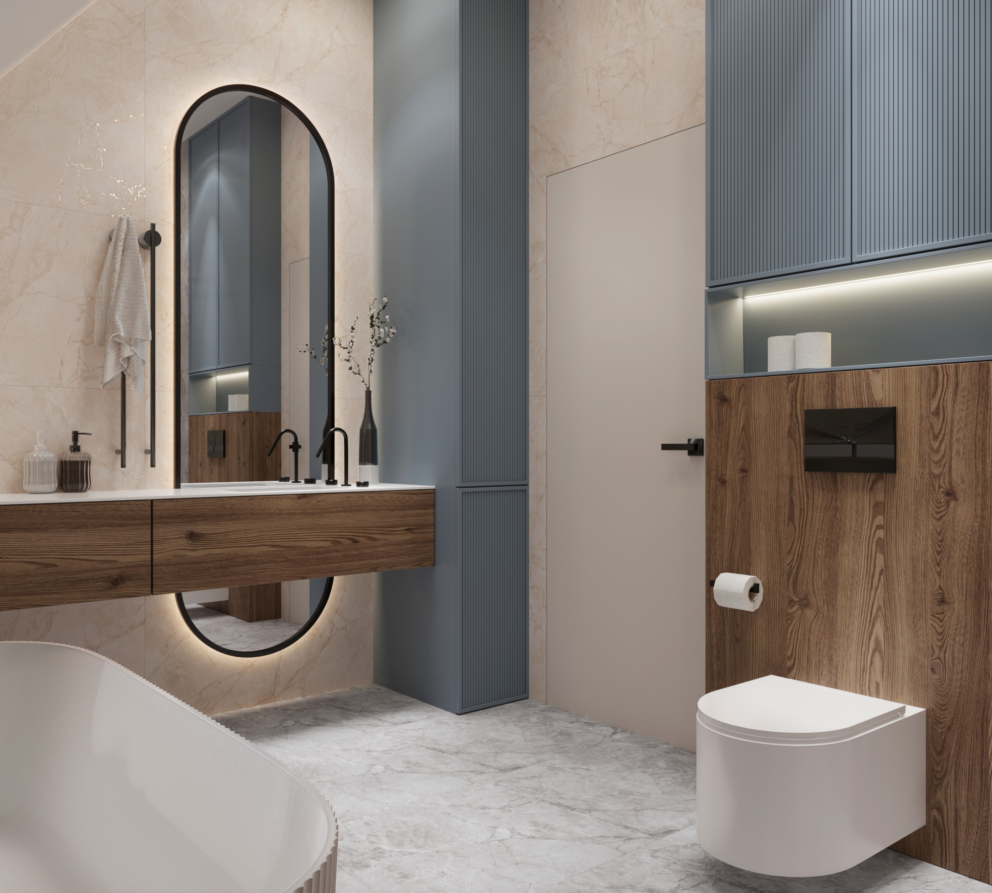 Керамогранит ARCTIC PEARL 60х120 Arcadia Ceramica CR4011-A