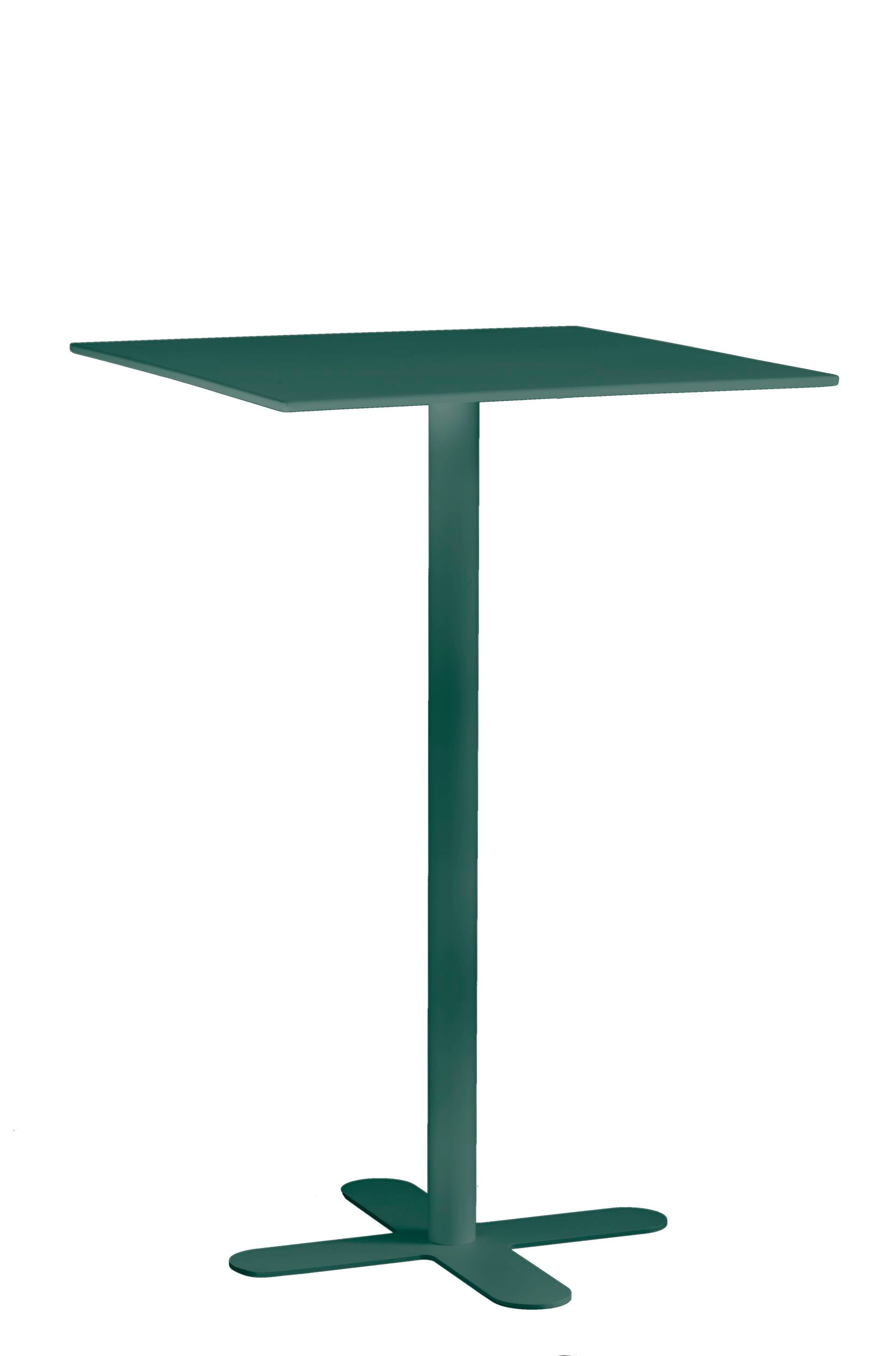 Высокий квадратный садовый стол из оцинкованной стали iSimar Антиб ARCH-00120462 - Вид №9