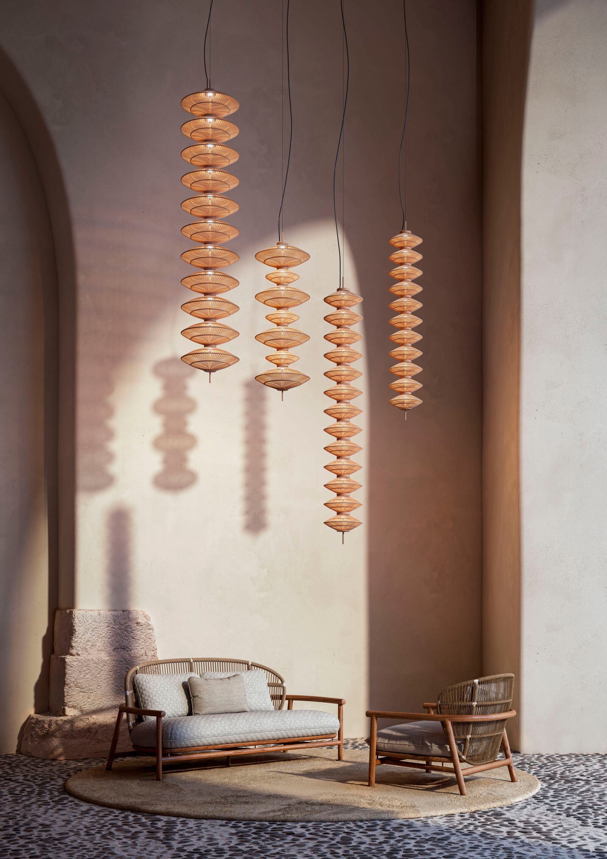 Светодиодный подвесной светильник ручной работы Bover YUYUN ARCH-00120593 - Вид №18