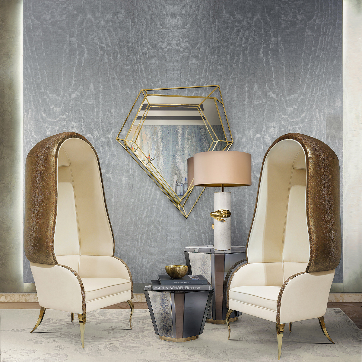 Настольные лампы VENGEANCE Table Lamp Covethouse KOKET  - Вид №1