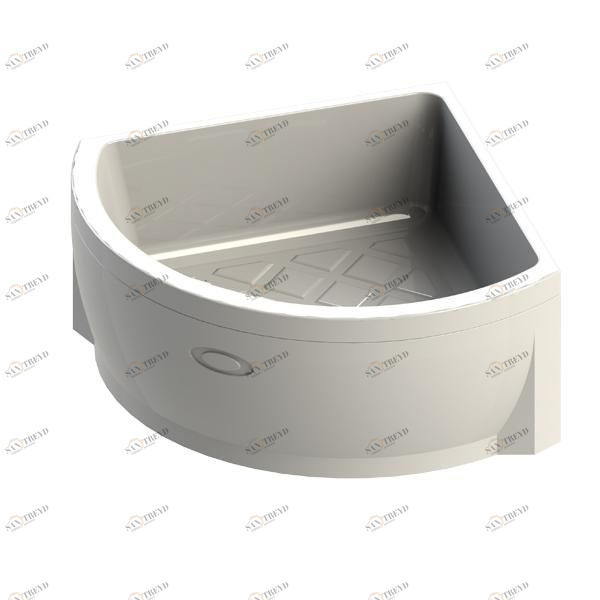 Высокий поддон к душевому углу 90 (поддон на раме-подставке с устройством слива, фронтальная панель) Radomir 111000002