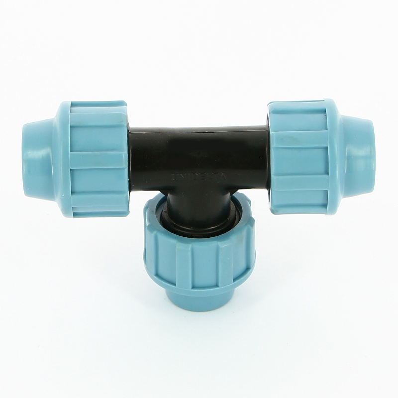 Тройник обжим для труб ПНД UNIDELTA 16 1005016000