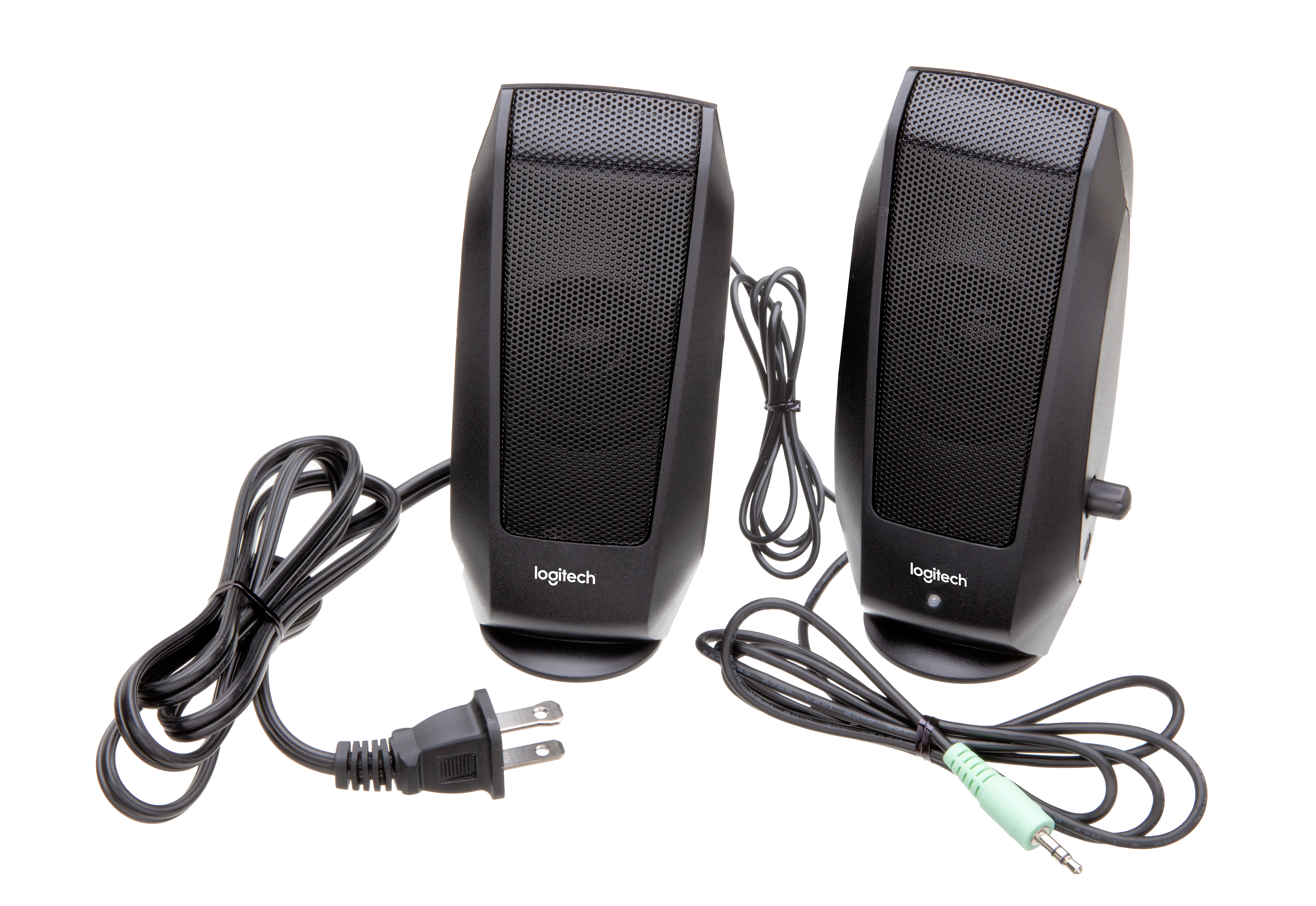 980-000010 Speaker system 2.0 s120,50-20000hz, black, oem Logitech Santreyd  - Вид №3