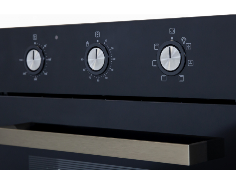 9092294 Электрический духовой шкаф MBS DE-452BL черный STDN-0008003 - Вид №3