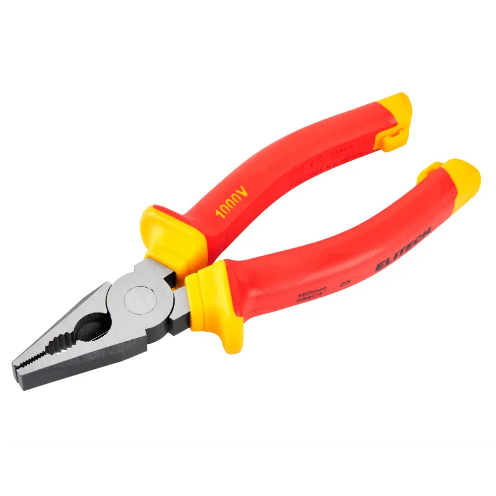 Диэлектрические плоскогубцы Elitech для электромонтажа до 1000В 89407172 STLM-1572290