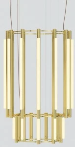 ANDlight Люстра из алюминия и акрила Pipeline Pip-cha-9