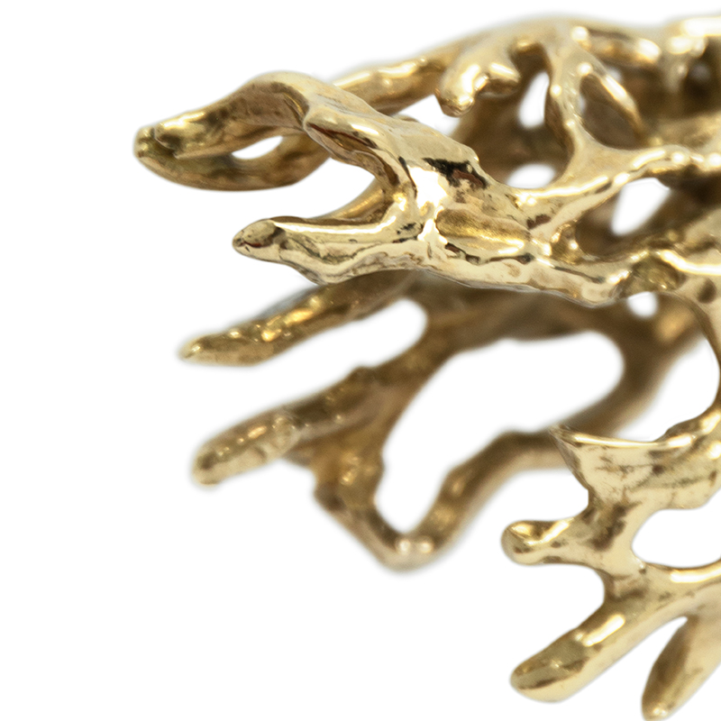 OC2027 PullCast Дверные рычаги TOILE Полированная латунь  - Вид №1