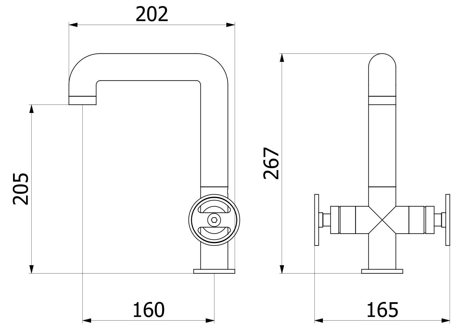 Смеситель для раковины с одним отверстием IB Bold ARCH-00101049 - Вид №24