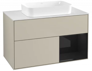 Villeroy&Boch Тумба под раковину Прямоугольная версия F661PHHH Finion Sand Matt Lacquer