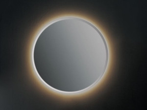 Круглое зеркало со встроенным настенным освещением