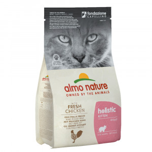 ПР0059751 Корм для котят Holistic курица с коричневым рисом сух. 400г Almo Nature