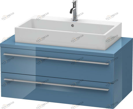 XL541904747 Тумбочка для консоли X-Large #XL5419 1000 x 548 мм Каменно-синий глянцевый лак Duravit
