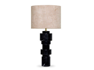 Мраморная настольная лампа