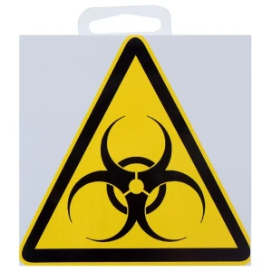 Наклейка маленькая 49 "Осторожно"